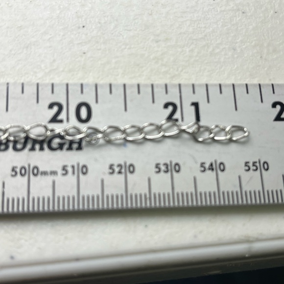 Elegant and Sparkling Deep Blue and Silver Toned Necklace - Picture 5 of 5